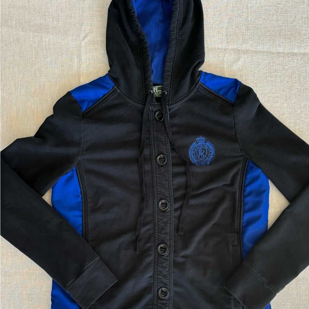 Ralph Lauren Active Crest Colorblock Hoodie size L